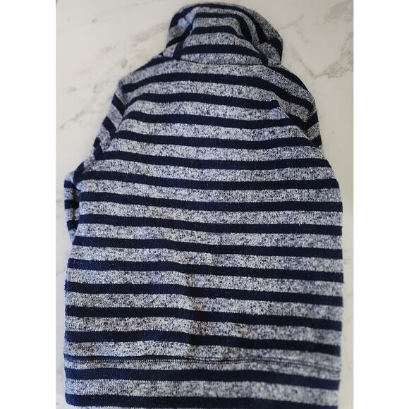 Gap Baby Navy & Gray Striped Mock Neck Sweater 5T - Picture 4 of 5